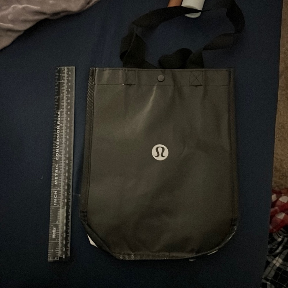 Black, Lululemon purchase bag, brand new